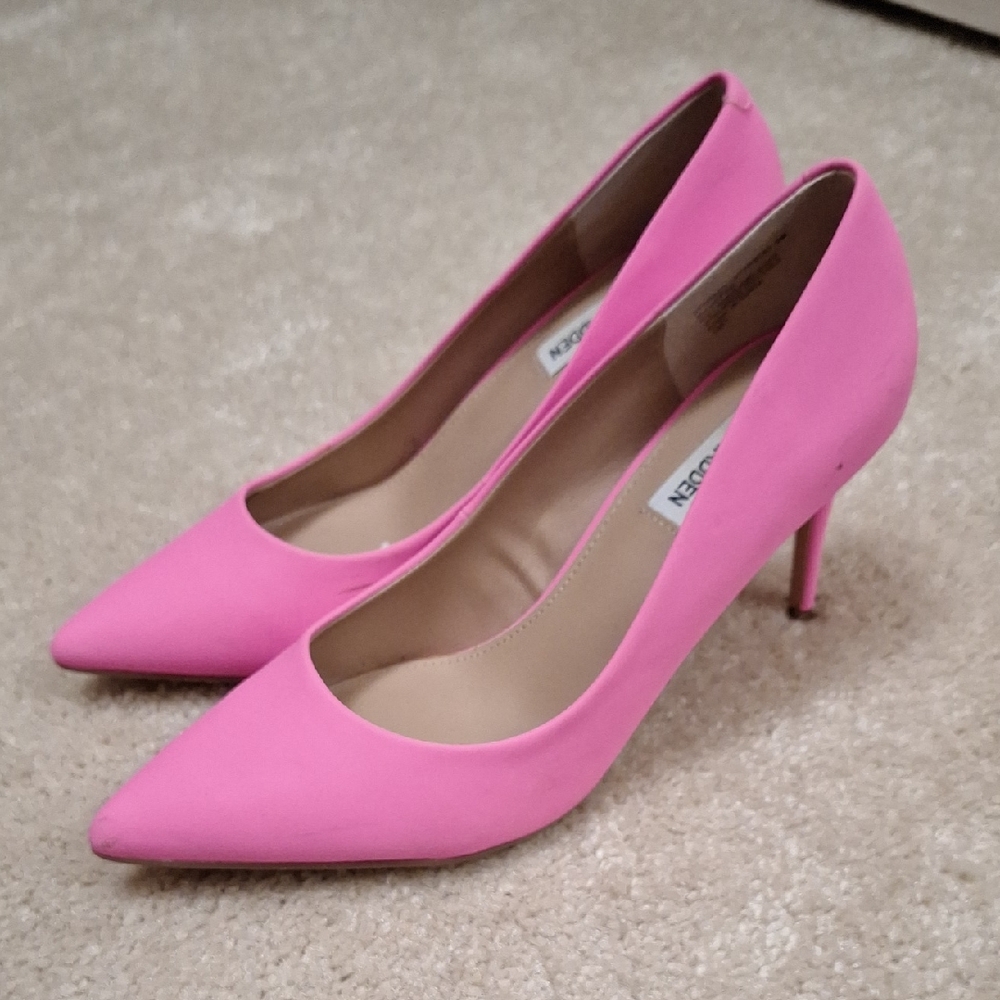 Steve Madden Bright Pink Heels